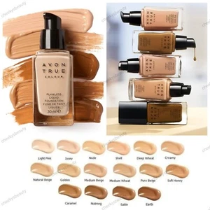 Avon True Colour Flawless Liquid Foundation 30ml, Choose Your Shade,New & Boxed - Picture 1 of 23