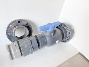 Spears 2622-040 Ball Valve Socket Type 4" PVC EL05rack - Picture 1 of 17