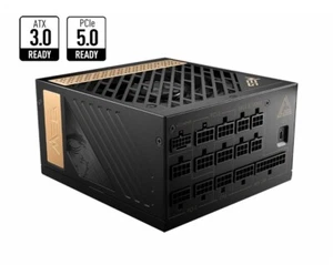 4719072970260 MSI MEG AI1300P PCIE5 Netzteil 1300 W 24-pin ATX ATX Schwarz MSI - Bild 1 von 5