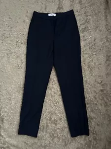 Reiss blaue Wollmischung Hosen Hose Karriere Arbeitshose Größe 2 - Bild 1 von 6