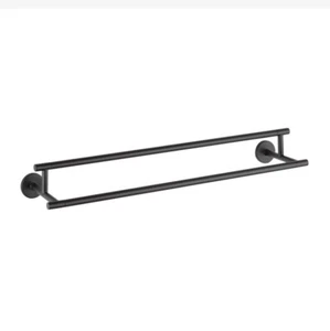 Barra de toalla doble montada en pared Delta 75925 negra Trinsic 24 - Imagen 1 de 1