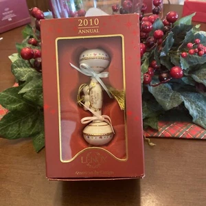 Lenox Baby’s First Christmas Rattle 2010 New In Box Rare Porcelain - Picture 1 of 2