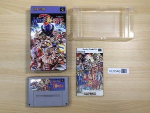 UE8546 Muscle Bomber Saturday Night Slam Masters BOXED SNES Super Famicom Japan - Picture 1 of 12