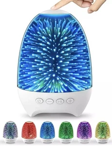 AISCOOL Bedside Lamp, Touch Dimmable with Bluetooth Speaker, Colour Changing LED - Picture 1 of 5