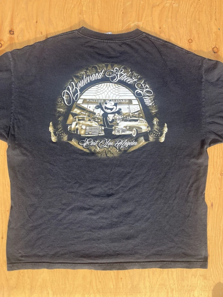 Camiseta Chevrolet Felix the Cat años 90 vintage Boulevard Streetgear auto promoción Foto 1 de 4