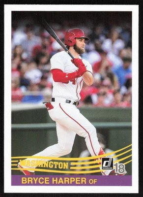 2018 Donruss  #270 Bryce Harper - Image 1 of 2