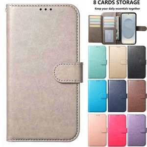 Lambskin Flip Wallet Case Phone Case Cover for Samsung A16 A06 A55 A56 A15 A34 - Picture 1 of 21