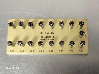 BERGEON 30615 - Screw Shoulders ~ End-mill chrono ~ Watch Maker Tool Bits - Image 1 of 4