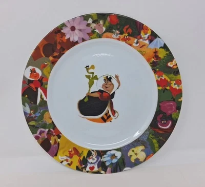 Disney Alicia en el País de las Maravillas Plato Reina Corazones 2005 Retirado Repuesto 10.5" Foto 1 de 4