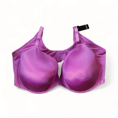 Новый Torrid идеальный футболка бюстгальтер спереди закрыть слегка с подкладкой розовый сетки размер 48DDD - Изображение 1 из 4