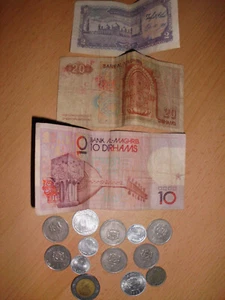 Geldmünzen Scheine Dirham Marokko - Bild 1 von 3
