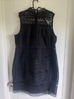 Marks And Spencer’s Black Sleeveless Dress BNWT size 18 Rrp £79