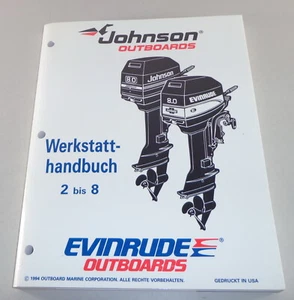 Manual de Taller Johnson Fueraborda Motor Barco Capacidad 2 3 4 5 6 8 Cv V.1994 - Imagen 1 de 3