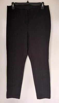 Pantalones de vestir para mujer ALFANI negros cintura elástica 10 Foto 1 de 4