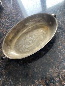 Silver Oval Vintage 9.5” Dish Cover - Picture 1 of 3