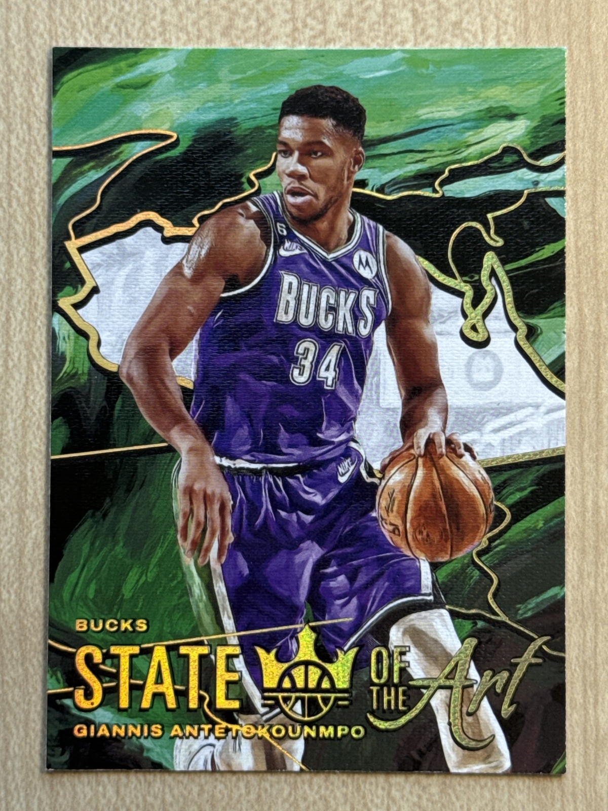 2022-23 Court Kings State Of The Art Giannis Antetokounmpo #1 Case Hit SSP