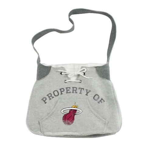 Miami Heat NBA Hoodie Sweatshirt Material Sling Purse Handbag Cover