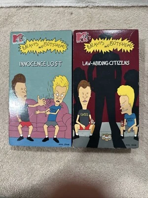 BEAVIS and BUTT-HEAD Lot INNOCENCE LOST + Law-abiding Citizen VHS 1997 MTV - Image 1 of 4