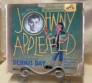 JOHNNY APPLESEED - 3 X 10 INCH DISC RCA VICTOR 78 RPM CHILDS / CHILDREN'S ALBUM - Picture 1 of 7