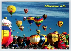 Albuquerque New Mexico Hot Air Balloon Festival 4x6 Postcard SBP10 - Imagen 1 de 2