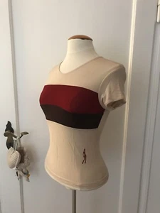 Made in Italy Impressionen Shirt Tunika Top Basic zu Jeans Ethno Boho Stretch S - Bild 1 von 4