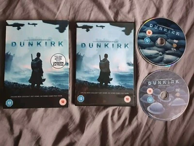 Dunkirk (DVD, 2017) With Slip Case. 2 Discs. Region 2. Like new - Image 1 of 3