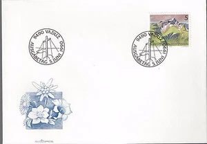 1990 Liechtenstein FDC Flowers 2 - Picture 1 of 1