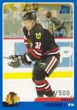 2003-04 Topps Traded Hockey Blue #TT-93 Pavel Vorobiev 480/500