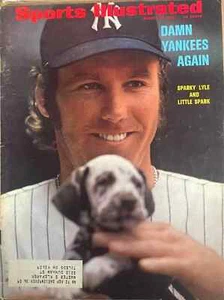 August 21, 1972  Sparky Lyle New York Yankees Sports Illustrated - Picture 1 of 1