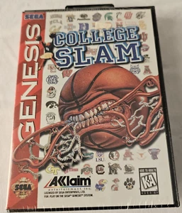 College Slam (Sega Genesis, 1996) Factory Sealed New - Picture 1 of 3