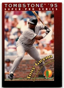 1995 TOMBSTONE PIZZA SUPER-PRO SERIES TONY GWYNN SAN DIEGO PADRES #24