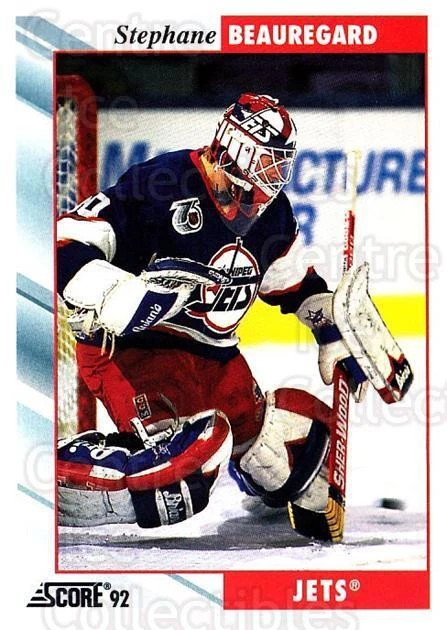 1992-93 Score USA #402 Stephane Beauregard - Image 1 of 1
