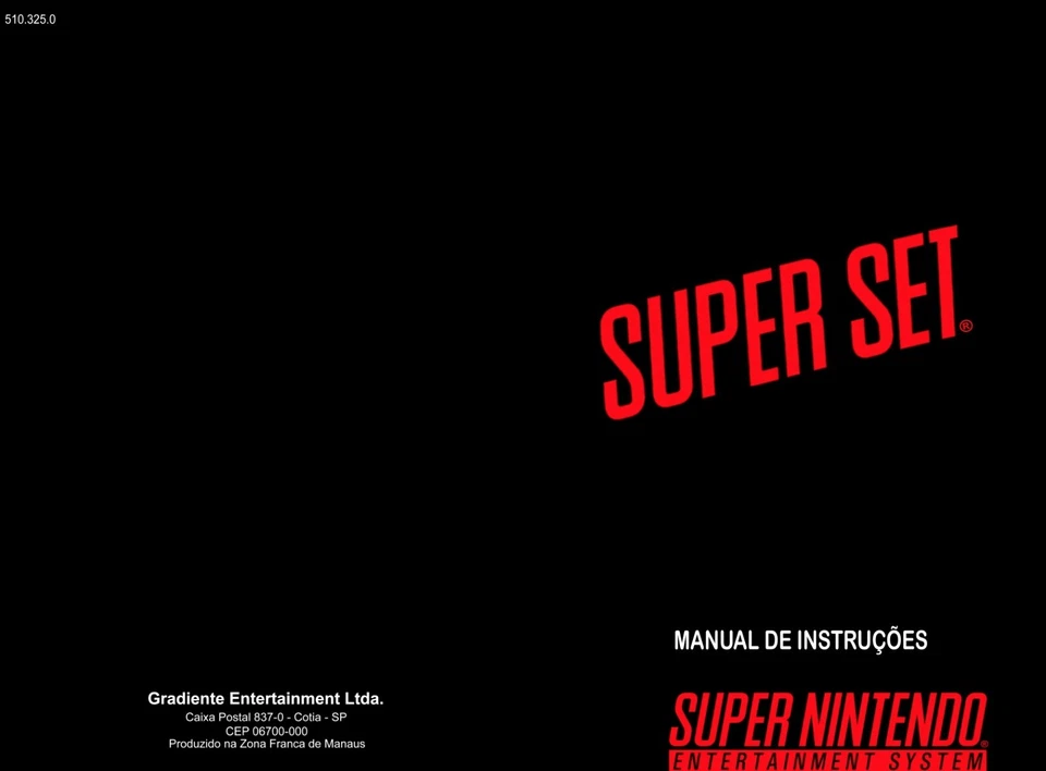 Super NES Console Manual de Instruções em PT  - Photoshop Art To Print - Image 1 of 1