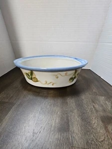 Plato ovalado vintage John B Taylor uvas azules - Imagen 1 de 4