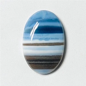 Piedra de ópalo azul natural cabujón de ópalo azul piedras preciosas sueltas joyería 41 quilates ME-11203 - Imagen 1 de 3