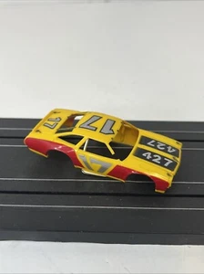 AFX Yellow Chevelle Stocker No. 17 Slot Car Body 1/64 DAMAGED - Picture 1 of 5