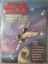 NEW Vintage 1978 STAR WARS Punch-Out and Make-It Book, Random House UNUSED R2-D2