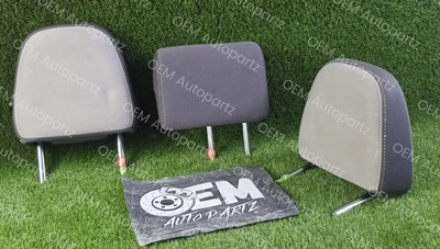 Juego de 3 piezas de reposacabezas de segunda fila de asientos traseros Toyota Rav4 2013-2018 tela ceniza OEM Foto 1 de 4