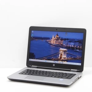 HP ProBook 640 G2 Windows 11 14 in HD Laptop Intel i3 6100U 8GB 256GB SSD USB C - Afbeelding 1 van 17