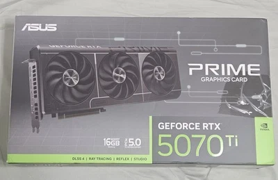 ASUS Prime NVIDIA RTX 5070 Ti 16GB OC, Used, Excellent Cond. w/Box, READ DESC!!! - Image 1 of 4