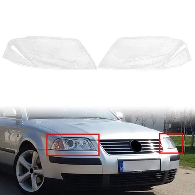 Cubierta de lente de faro para Volkswagen Passat B5.5 2000-2005 transparente Foto 1 de 4