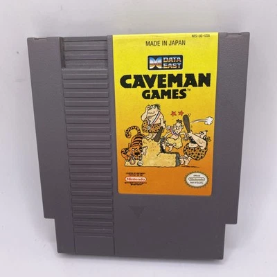 Caveman Games (Nintendo Entertainment System, 1990) NES TESTED Data East - Image 1 of 4
