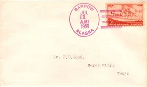GOLDPATH: US COVER 1954, BARROW, ALASKA CV802_P29 - Picture 1 of 2