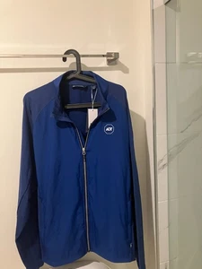 ADT royal blue Cutter & Buck zip up     jacket  men's XL NEW NWT - Picture 1 of 3