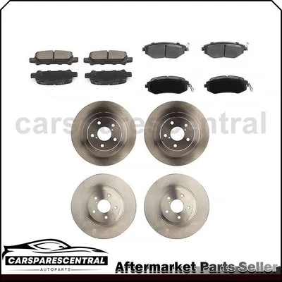 Front Rear Rotors Ceramic Brake Pads Fits 2004 2005 2006 Subaru Baja - Изображение 1 из 4