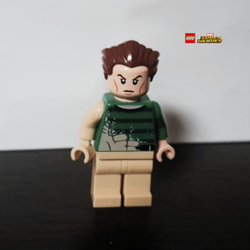 LEGO Sandman Minifigure sh0191 Marvel Spider-Man 76037 Genuine