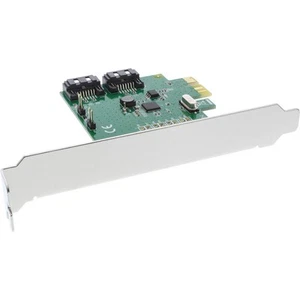InLine Schnittstellenkarte, 2-fach SATA 6Gb/s, x1 PCIe 2.0, RAID 0/1/SPAN - Bild 1 von 2