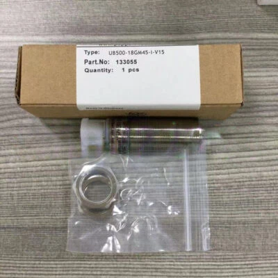 1PC New PEPPERL+FUCHS UB500-18GM45-I-V15 Ultrasonic Sensor UB50018GM45IV15 P+F - Image 1 of 3