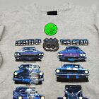 Neuf Vintage Route 66 Legends T-Shirt Chevrolet Mustang Ford voiture brille dans le noir