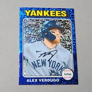 Carta Baseball 2024 Topps Heritage #275 Alex Verdugo Blu Scintillante Rifrattore NM - Foto 1 di 2